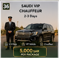 Saudi VIP Chauffeur – 2 to 3 Days